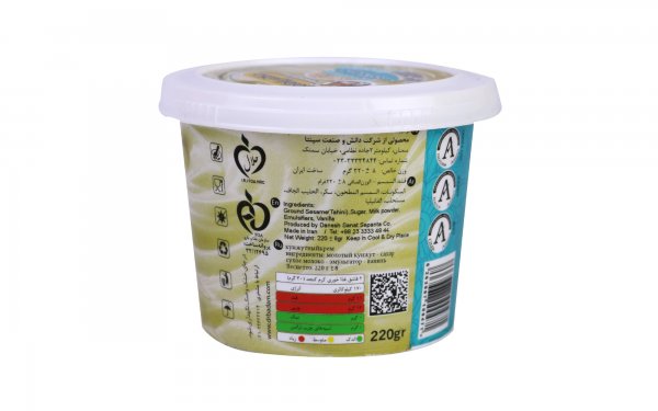کرم کنجد دکتر بادام مقدار 220 گرم