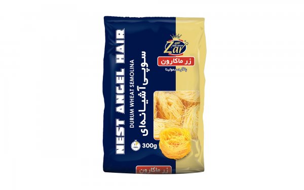 رشته سوپی آشیانه‌‌ای زر ماکارون مقدار 300 گرم