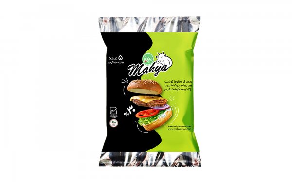 همبرگر 30% گوشت قرمز مهیا‌پروتئین مقدار 500 گرم