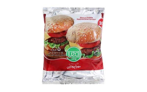 همبرگر 30% گوشت قرمز مهیا‌پروتئین مقدار 500 گرم