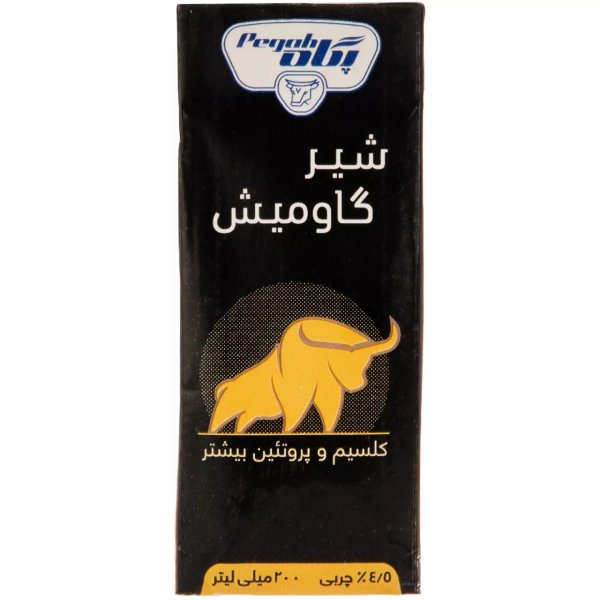 شیر گاومیش پگاه مقدار 200 میلی‌لیتر 