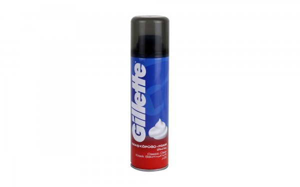 فوم اصلاح کلاسیک ژیلت (Gillette) مدل Classic Clean مقدار 200 میلی‌لیتر