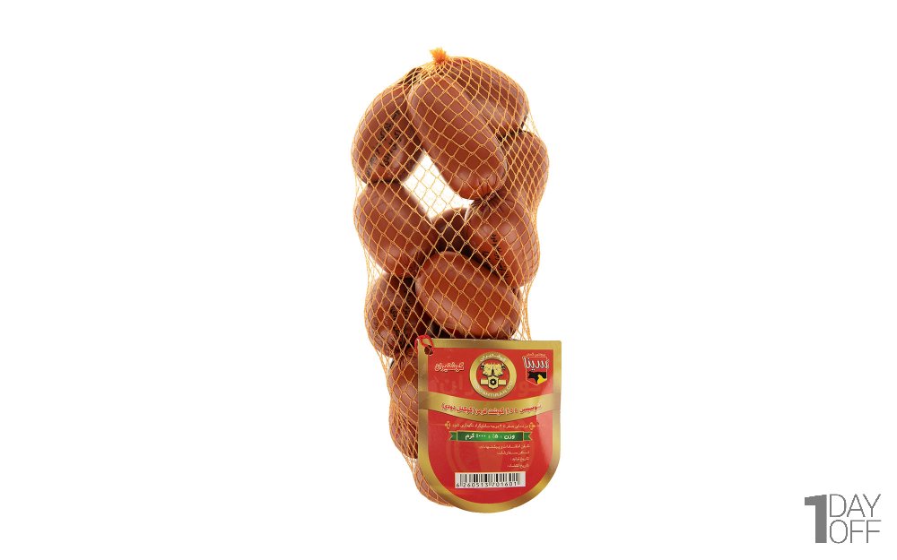 سوسیس کوکتل دودی 55 درصد گوشت قرمز گوشتیران مقدار 1 کیلوگرم 