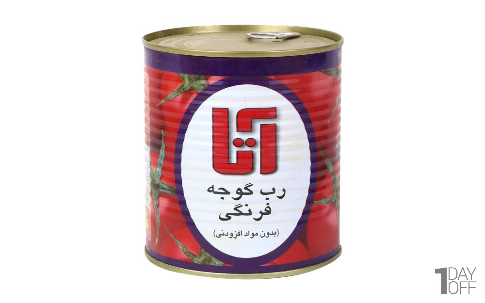 رب گوجه‌فرنگی آتا مقدار 800 گرم