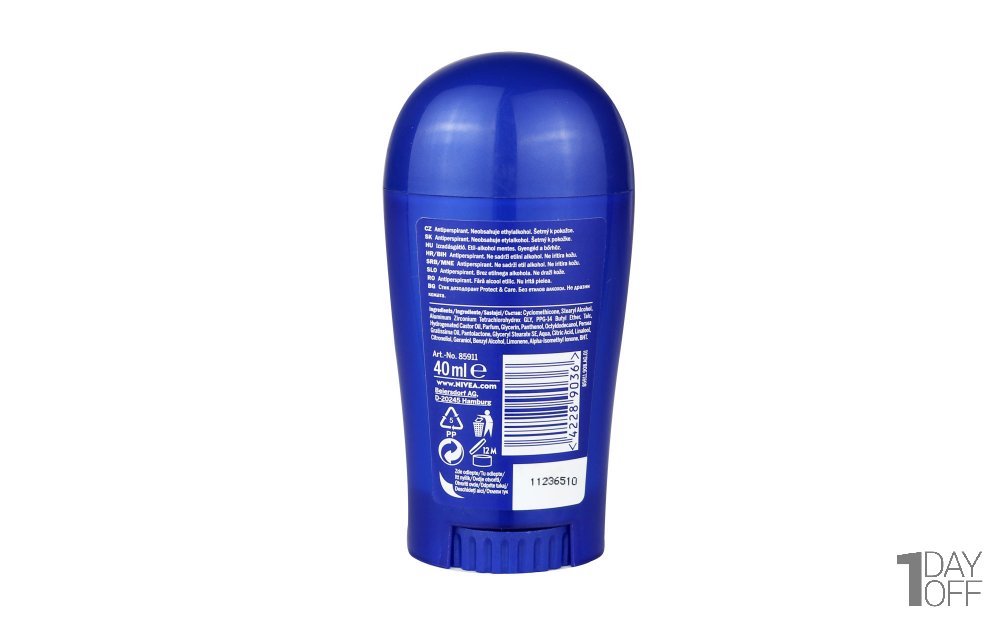 استیک ضدتعریق صابونی زنانه مدل (Protect & Care) نیوآ (Nivea) مقدار 40 میلی‌لیتر