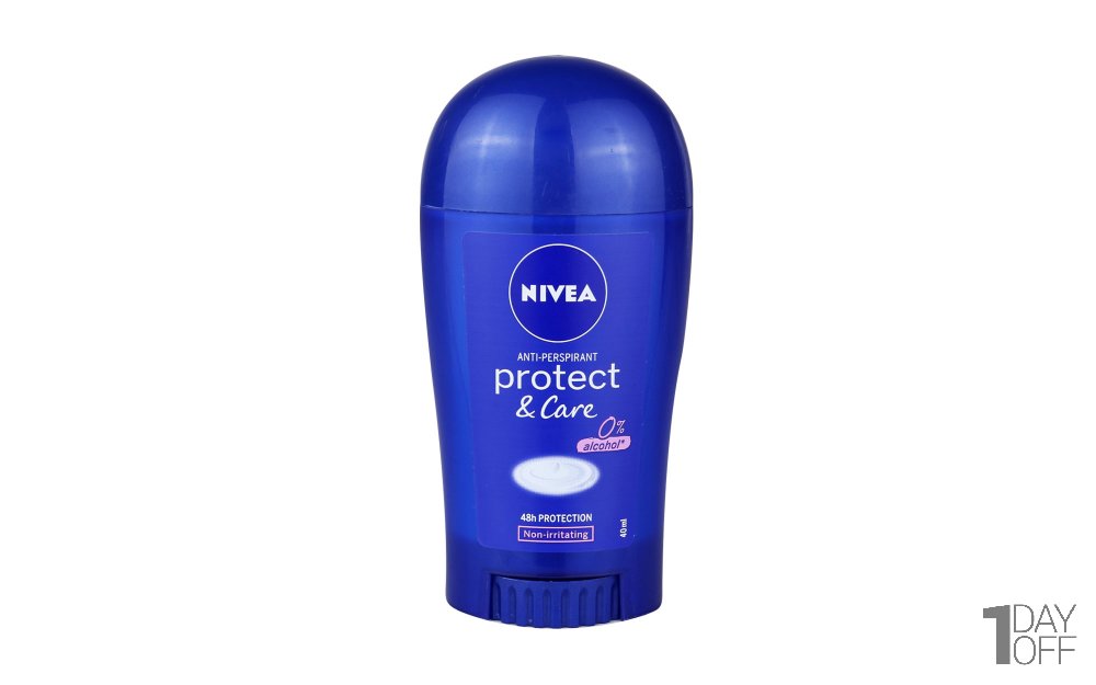 استیک ضدتعریق صابونی زنانه مدل (Protect & Care) نیوآ (Nivea) مقدار 40 میلی‌لیتر