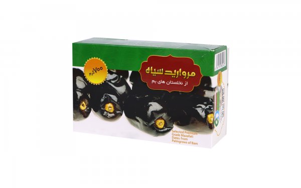 خرما مضافتی مروارید سیاه مقدار 700 گرم