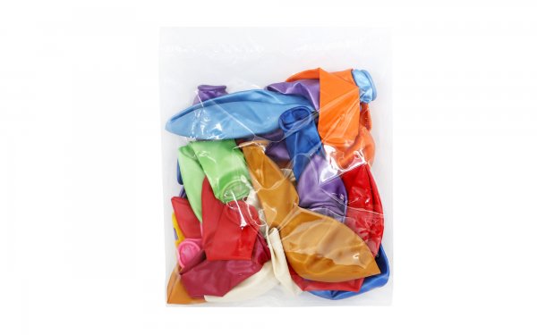 بادکنک رنگارنگ سایز متوسط بسته‌بندی 20 عددی (رنگ رندوم)