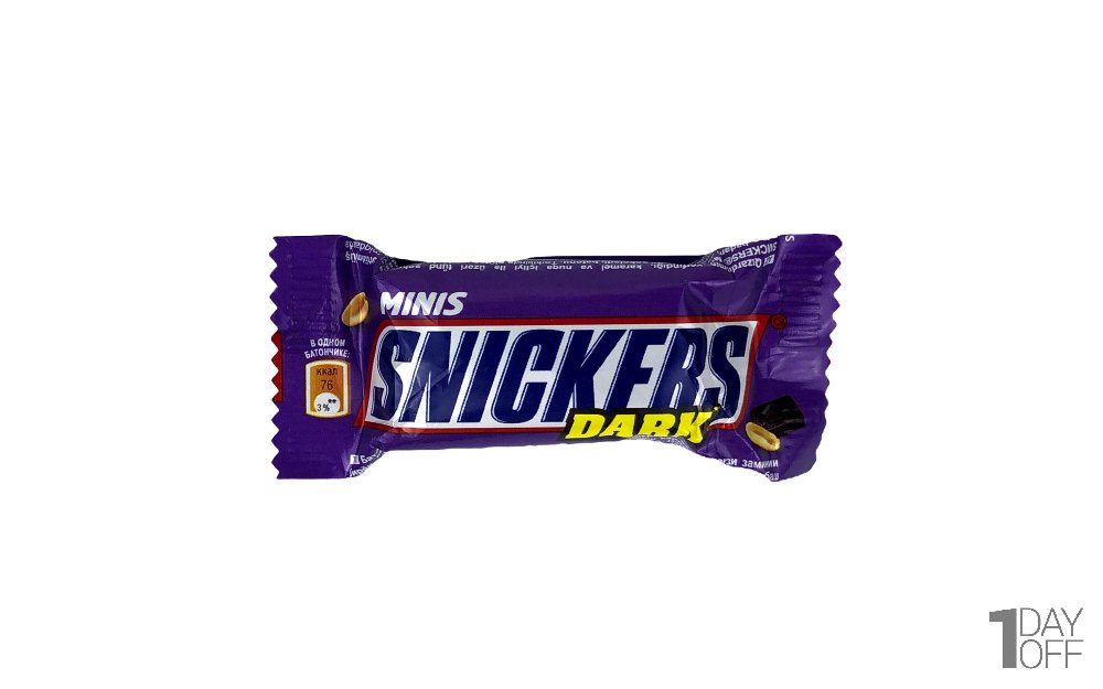 مینی شکلات اسنیکرز (SNICKERS) مدل دارک مقدار 76 گرم