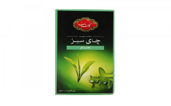 چای سبز با طعم نعنا گلستان مقدار 100 گرم