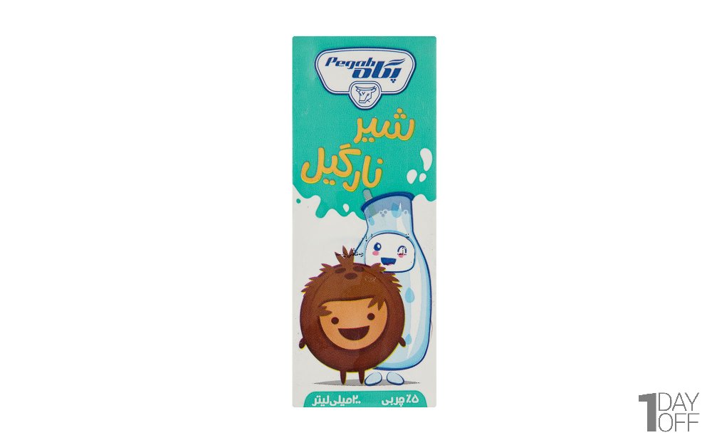 شیر نارگیل پگاه مقدار 200 میلی‌لیتر