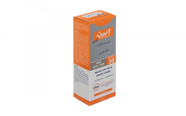 کرم ضدآفتاب SPF30 مخصوص آقایان آردن مقدار 60 گرم