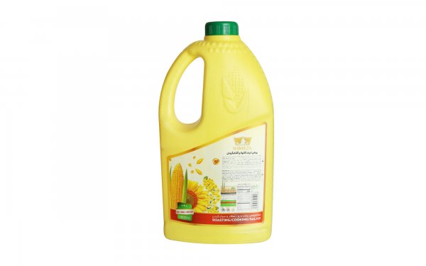 روغن ذرت ،کانولا و آفتابگردان شیررضا مقدار 1.8 لیتر