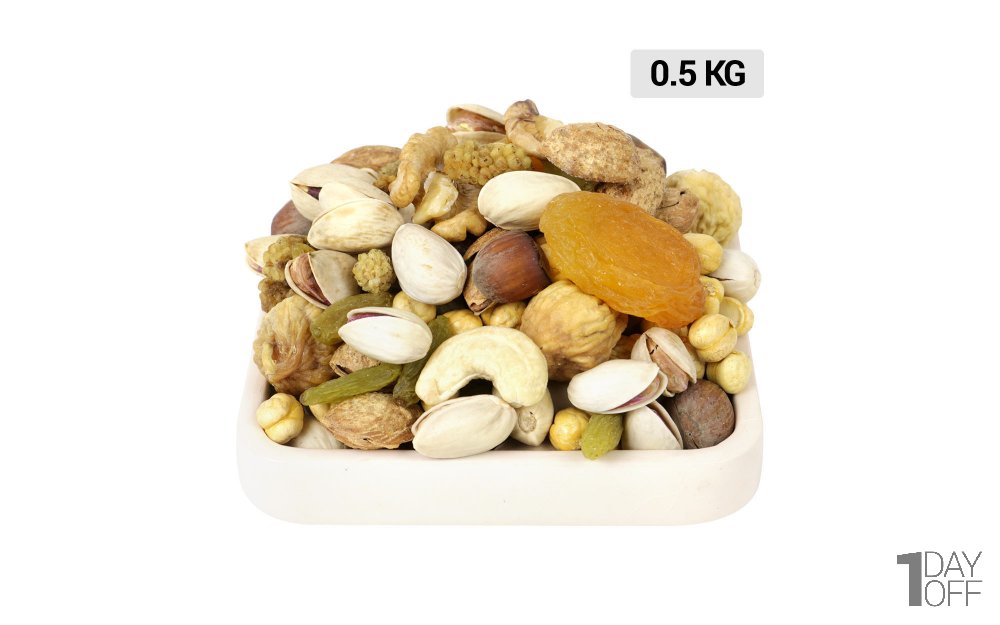 آجیل مخلوط یلدایی اقتصادی بسته 500 گرمی