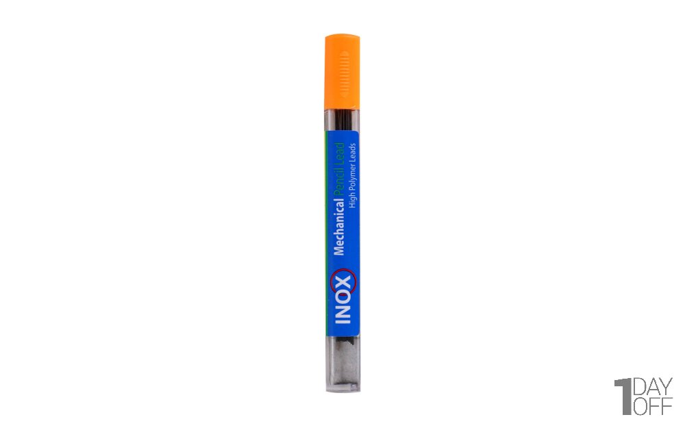نوک مداد نوکی 0.9 میلی‌متری اینوکس (Inox) نوع HB رنگ مشکی