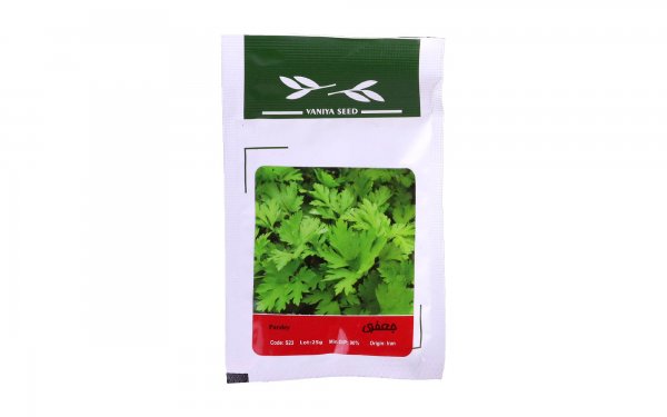 بذر جعفری (Parsley) وانیا آذر سبزینه کد S23 مقدار 25 گرم