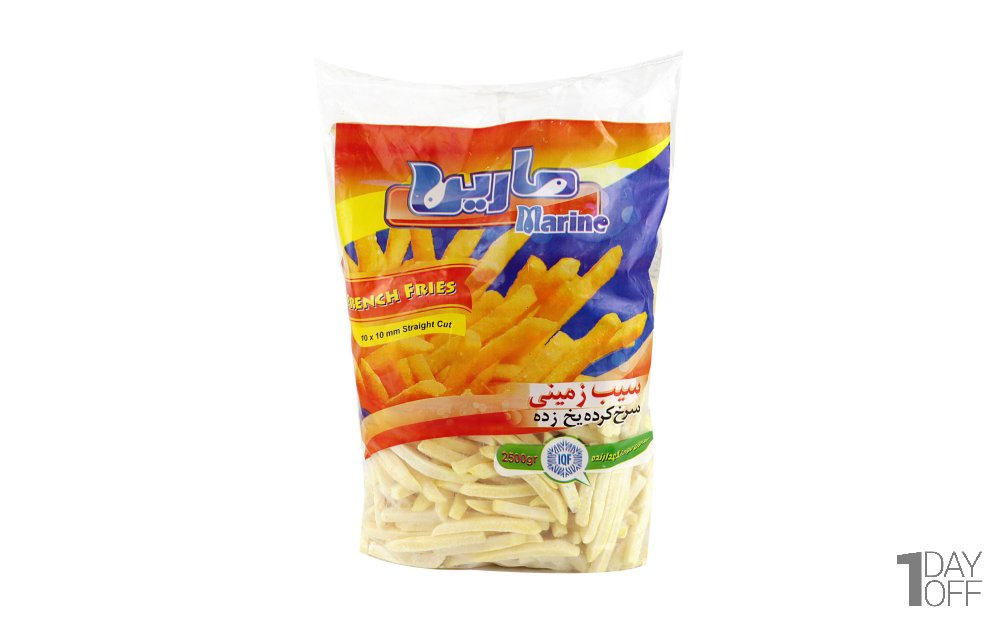 سیب‌زمینی سرخ‌کرده یخ‌زده مارین مقدار 2500 گرم
