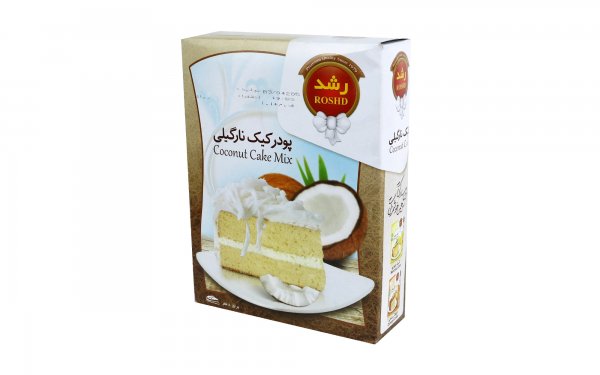پودر کیک نارگیلی رشد مقدار 500 گرم