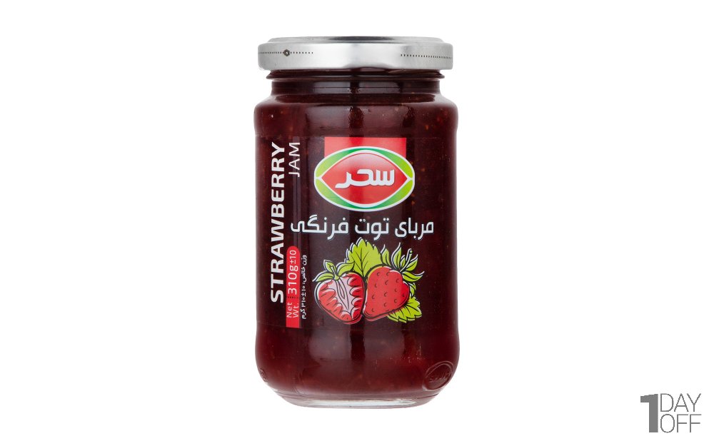 مربا توت‌فرنگی سحر مقدار 310 گرم 