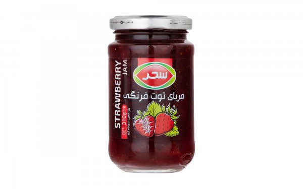 مربا توت‌فرنگی سحر مقدار 310 گرم 