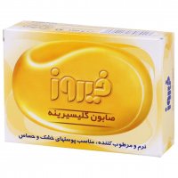 صابون گلیسیرینه 100 گرمی فیروز مناسب پوست‌های خشک و حساس