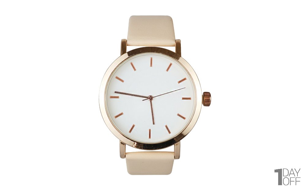 ساعت لاویسا (LOVISA) استرالیا مدل 9101 بند چرم رنگ کرم
