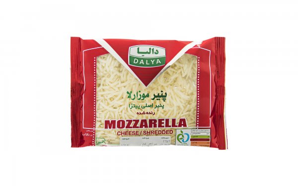 پنیر پیتزا موزارلا رنده‌شده پرچرب دالیا مقدار 500 گرم