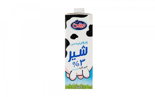 شیر پرچرب میهن مقدار 1 لیتر