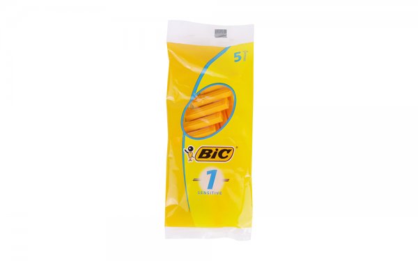 خودتراش یک لبه فرانسوی بیک (Bic) 5 عددی مدل Sensitive