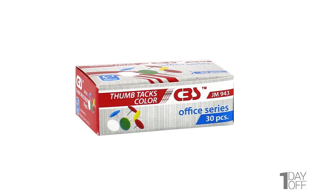 پونز سی‌بی‌اس (CBS) مدل JM943 رنگی بسته 30 عددی