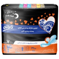 نوار بهداشتی بالدار خیلی نازک ویژه شب 7 عددی تافته کد 1103