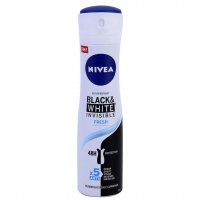 اسپری ضدتعریق 5+1 زنانه Black & White نیوا (Nivea) مقدار 150 میلی‌لیتر