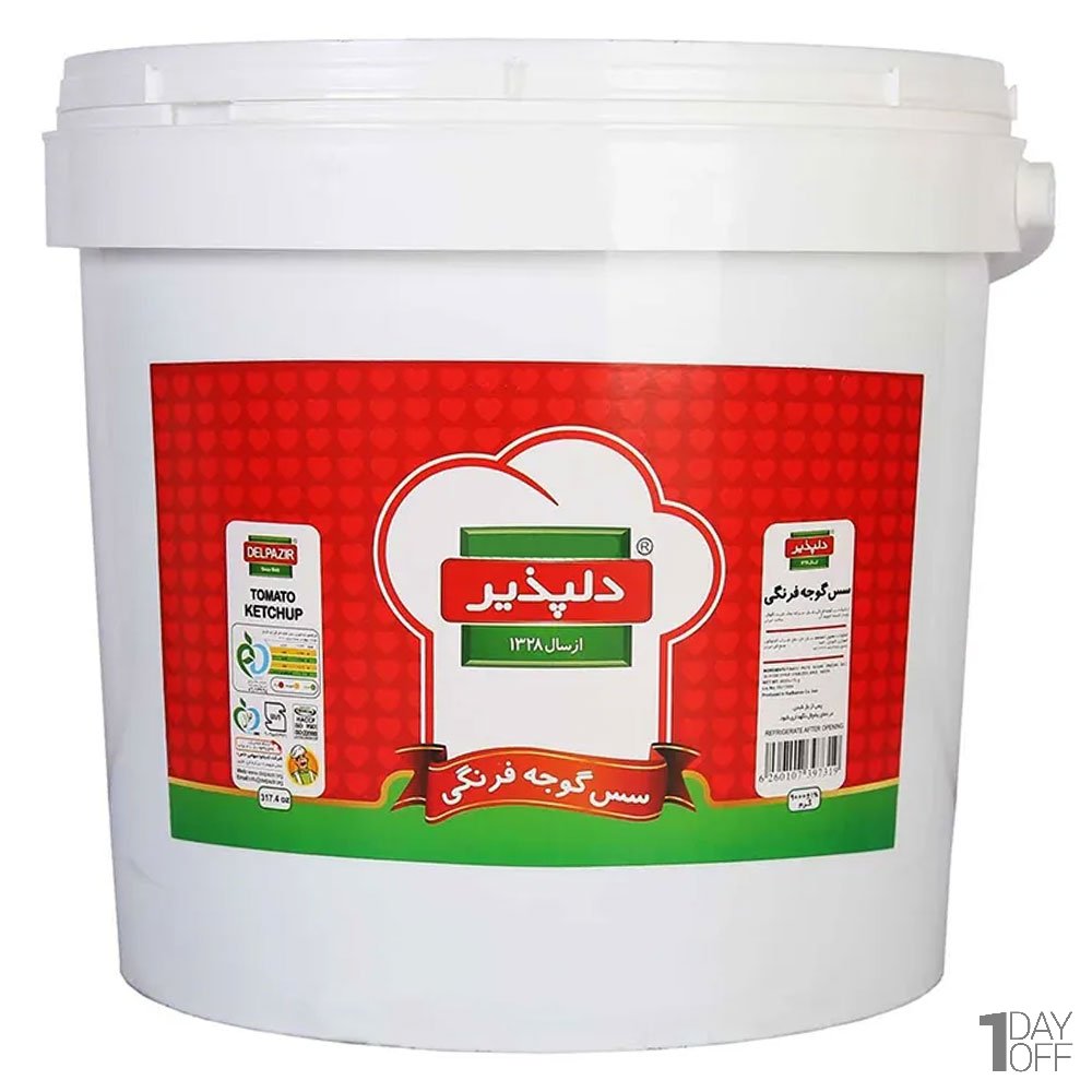 سس گوجه فرنگی (کچاپ) دلپذیر مقدار 9 کیلوگرم