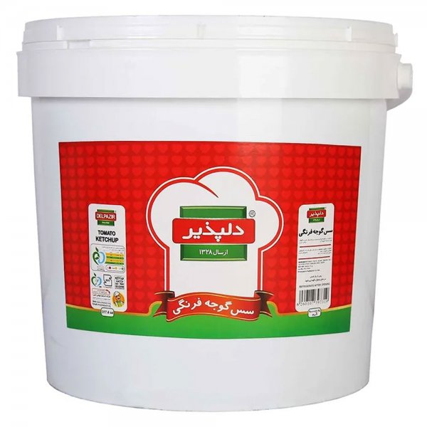 سس گوجه فرنگی (کچاپ) دلپذیر مقدار 9 کیلوگرم