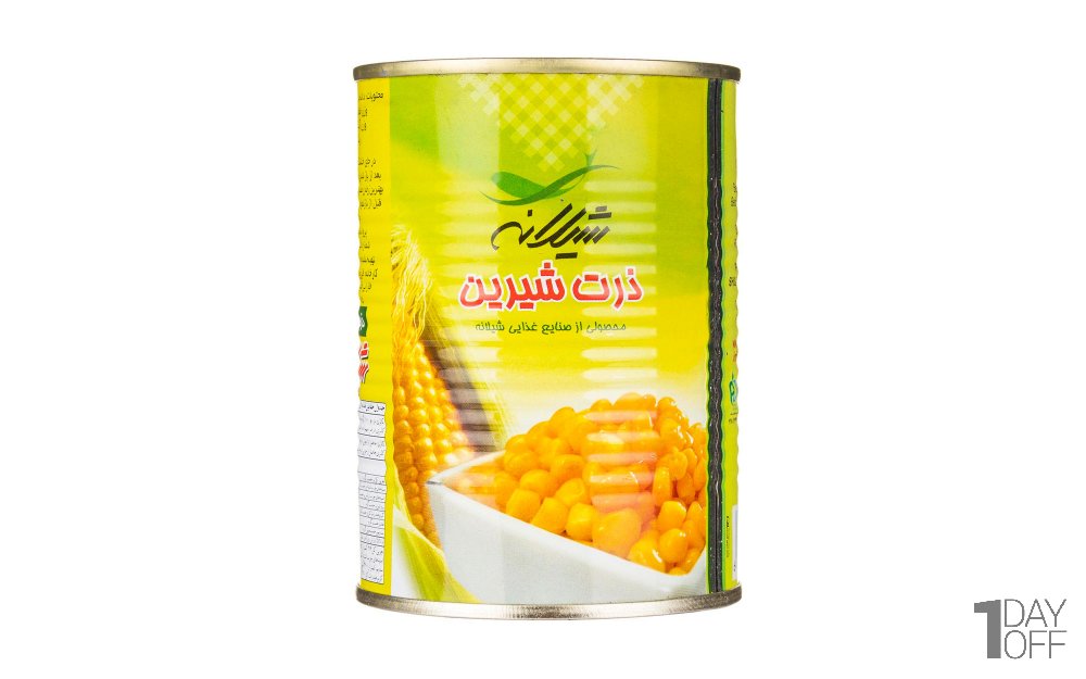 کنسرو ذرت شیرین شیلانه مقدار 380 گرم 