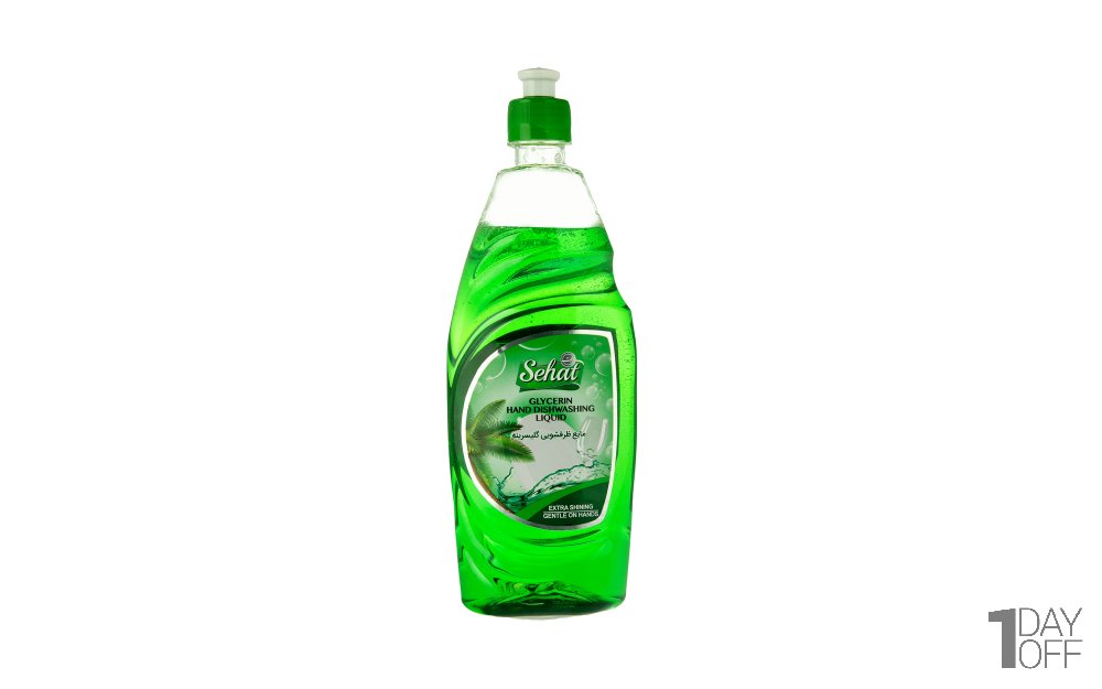 مایع ظرفشویی سبز گلیسیرینه صحت مقدار 750 گرم