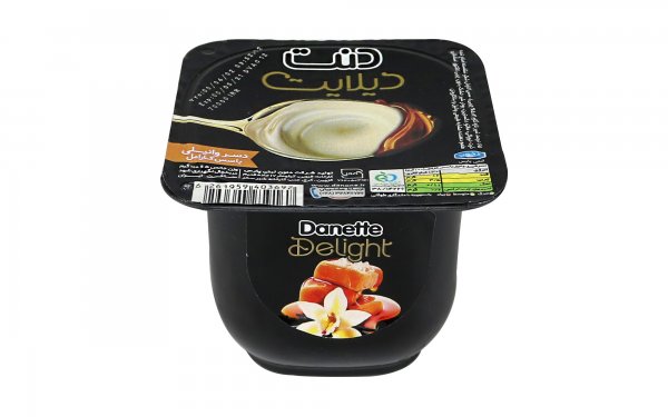 دسر وانیلی با سس کارامل دیلایت دنت مقدار 100 گرم