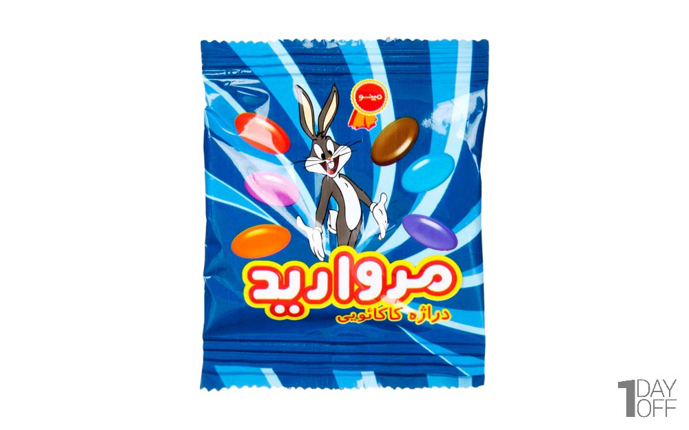 دراژه کاکائویی مروارید مینو مقدار 17 گرم