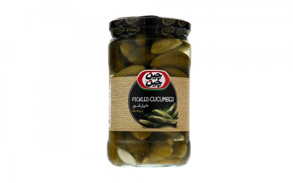 خیارشور درجه یک چین‌چین مقدار 670 گرم 