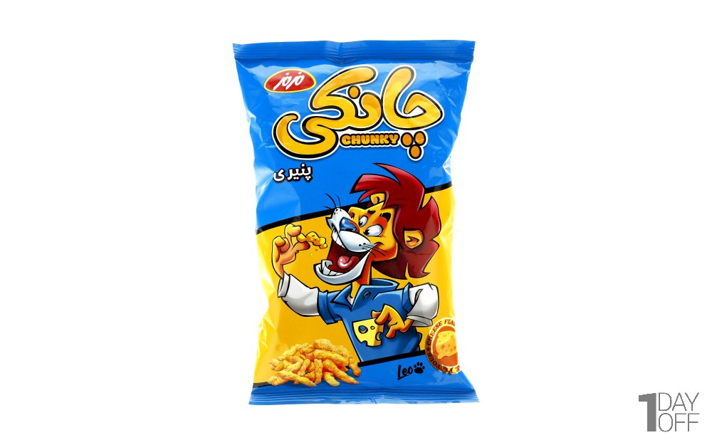 اسنک چانکی پنیری مزمز مقدار 90 گرم