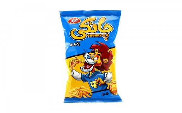 اسنک چانکی پنیری مزمز مقدار 90 گرم