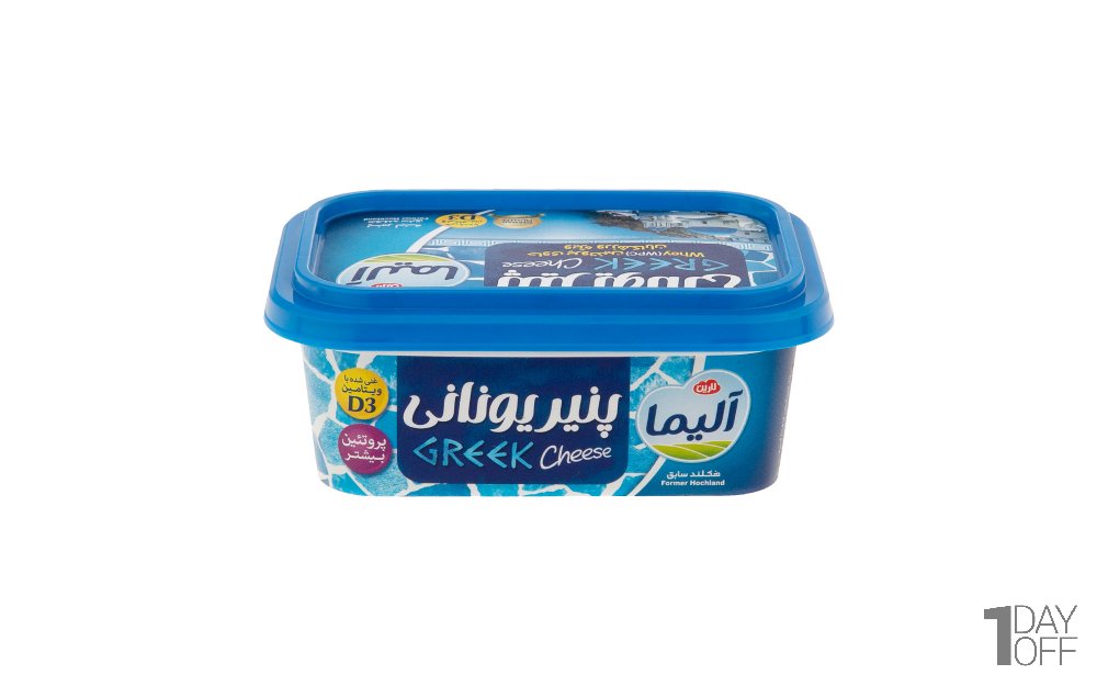پنیر یونانی غنی شده با ویتامین D3 آلیما مقدار 300 گرم 
