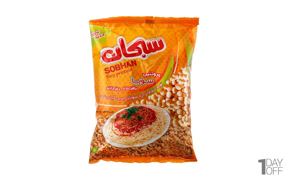 پروتئین سویا ریزدانه سبحان مقدار 250 گرم