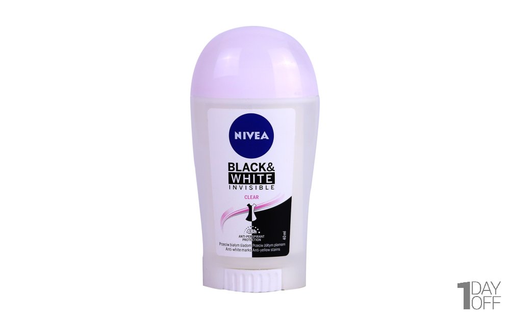استیک ضدتعریق زنانه Black & White نیوآ (Nivea) مقدار 40 میلی‌لیتر