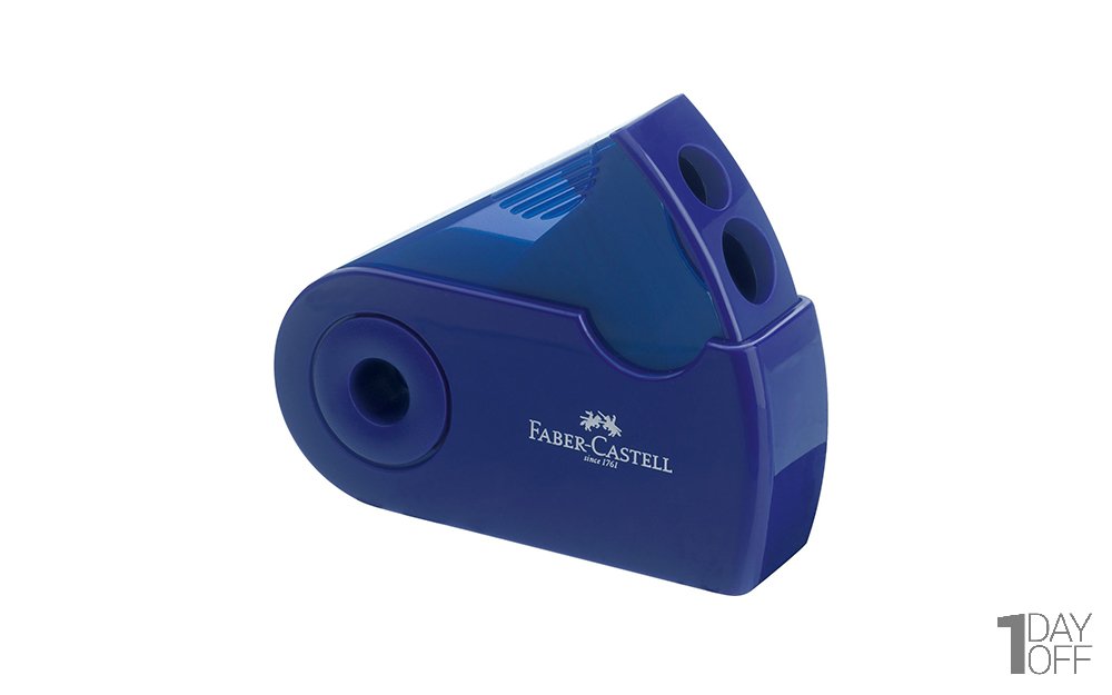 تراش فابر کاستل (Faber Castell) مدل اسلیو رنگ آبی