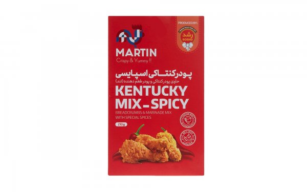 پودر سوخاری کنتاکی اسپایسی مارتین رشد مقدار 210 گرم