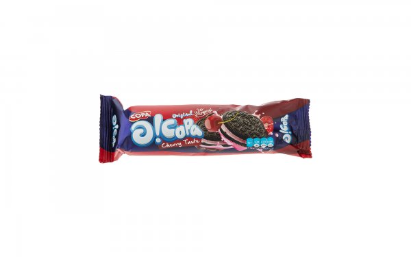 بیسکویت کاکائویی کرمدار با طعم آلبالو اُکوپا مقدار 90 گرم