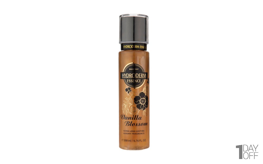 بادی میست (خوشبوکننده بدن) شاین‌دار زنانه هیدرودرم مدل Vanilla Blossom مقدار 200 میلی‌لیتر