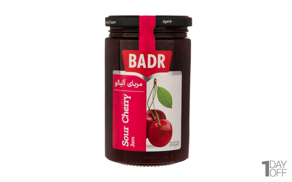 مربا آلبالو بدر مقدار 810 گرم 