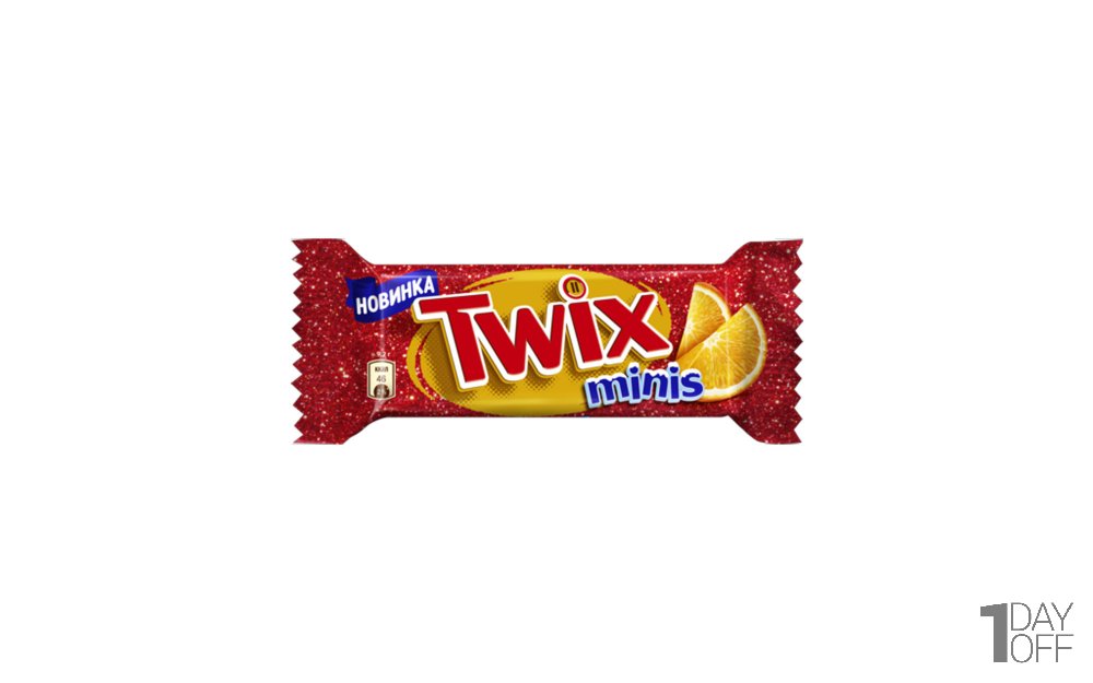 مینی شکلات تویکس (TWIX) با طعم پرتقال